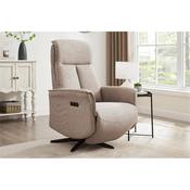 Reece Electric Reclining Accent Chair Mushroom image