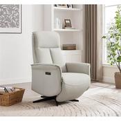 Reece Electric Reclining Accent Chair Stone image