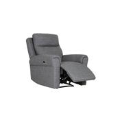 Rusto Chair Electric Recliner Charcoal Fabric image