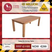 Saba 2.0M Dining Table image