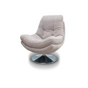 Armani Swivel Chair Champagne Fabric