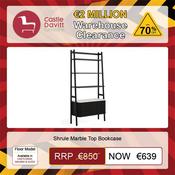 Shrule Marble Top Bookcase image