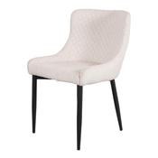 Sandy Beige Fabric Chair