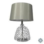 Allegra Table Lamp White Linen Shade