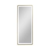 Modena Led Cheval Mirror Gold 160 X 50Cm