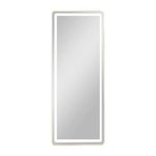 Modena Led Cheval Mirror White 160 X 50Cm