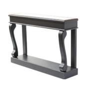 Scroll Black 120Cm Console Table Ant Mirror