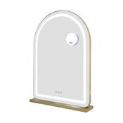 Hollywood Arch Vanity Mirror Gold 70 X 50Cm