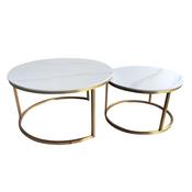 Vienna S/2 Marble Coffee Tables
