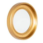 Marcella Deep Round Mirror Gold 90Cm