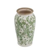 Green Floral Vase 30Cm