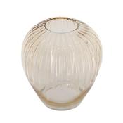 Amber Glass Vase 22Cm
