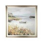 Framed Print Lake View 78X78cm