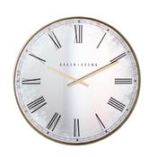 Murano Mirrored Wall Clock Gold 50Cm