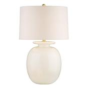 Cassidy Ceramic Table Lamp Ivory 72Cm