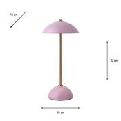 Apollo Usb Rechargeable Lamp Matt Purple
