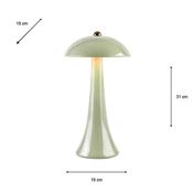 Comet Usb Rechargeable Lamp Gloss Olive