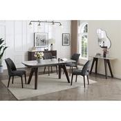 Veronica Extending Dining Table Rectangle 1800-2600Grey image
