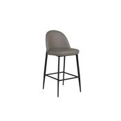 Valerie Bar Stool Leather Grey image