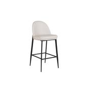 Valerie Bar Stool Leather Taupe image