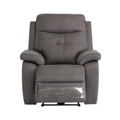 Powered Fabric Recliner Grey