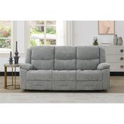 Wendy 3 Seater Manual Recliner Grey image