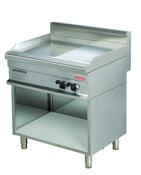 Cozum GG721SG 800mm Smooth/Ribbed Gas Grill Split On Open Cabinet image