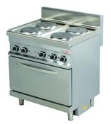 Cozum ER722 4-burner electric range with oven.