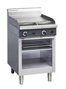 Blueseal CT6 Cobra 600mm Gas Griddle and Toaster on open cabinet base image