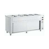 Inomak 5 Well Bain Marie C/W Hot Cupboard image