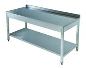 Cozum Stainless Steel 600mm Work Table With Bottom Shelf image