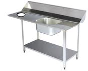 Stainless Steel Loading table with Sink image