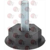 PLASTIC FOOT ø 47 mm M10x35 mm