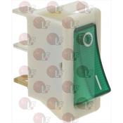 SWITCH 1-POLE GREEN 16A 250V
