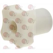 KNOB SHORT WHITE 30 mm