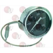 BLACK TELETHERMOMETER ø 60 mm 0-500°C