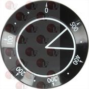 BLACK KNOB ø 58 mm 0-500°C