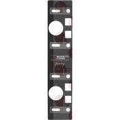 ELECTRONIC PLATE BLACK 550x110 mm image