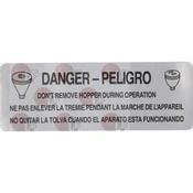 CAUTION-HOPPER LABEL image