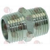 NICHEL-PLATED FITTING ø 1/2"M-1/2"M image