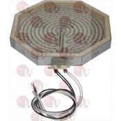 RADIANT HEATING ELEMENT OCTAGON. ø 300mm