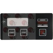 CONTROL PLATE STICKER 130x67 mm