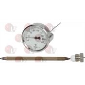 WHITE TELETHERMOMETER ø 60 mm 0-400°C
