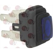 PUSH-BUTTON BIPOLAR BLUE 16A 250V image