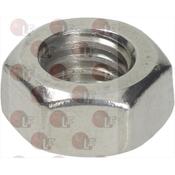 MID HEXAGONAL NUT M6 image