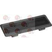 HANDLE RECESSED PLASTIC BLACK 160 mm image