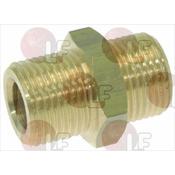 BRASS FITTING ø 3/8"M 3/8"M WITH FILTER