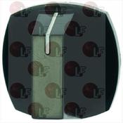 BLACK KNOB ABS 38x38 mm