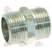 NICHEL-PLATED FITTING ø 3/4"M-3/4"M image