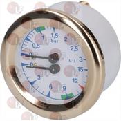 BOILER-PUMP PRESSURE GAUGE ø 63 mm